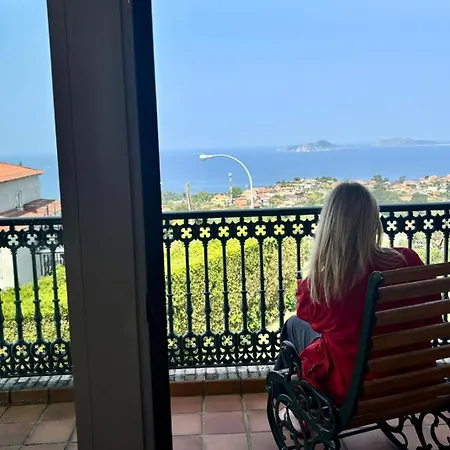 Holibai Catro Flores, Casa Con Barbacoa, Piscina Y Vistas Al Mar, Galicia Σπίτι διακοπών Nigrán